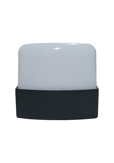 Ack Ah07-07801 6W Dekoratif Led Aplik Siyah Kasa Ip54 3000K Günış Siyah