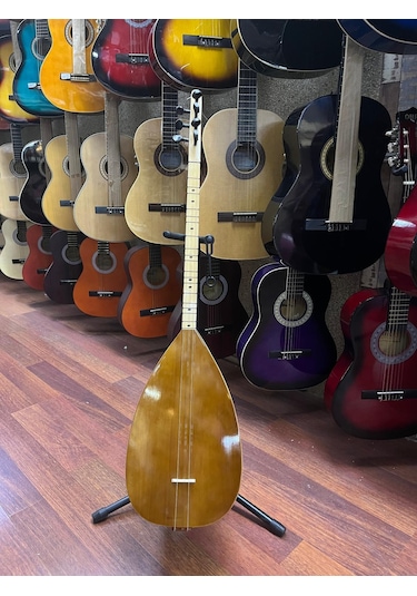 Kısa Sap Maun Ağacı 40 Tekne Jak Girişli Bağlama Kod9538