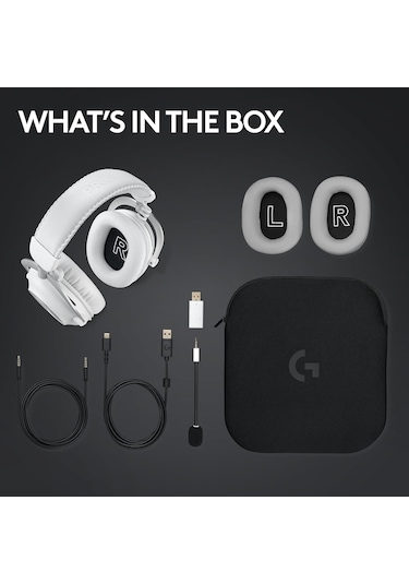 Logitech G Pro X 2 Lıghtspeed Kablosuz Kulak Üstü Kulaklık