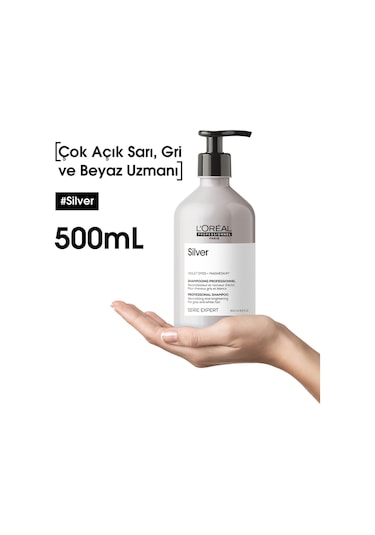 L'Oréal Professionnel Serie Expert Silver Renk Dengeleyici Mavi Şampuan 500 ML