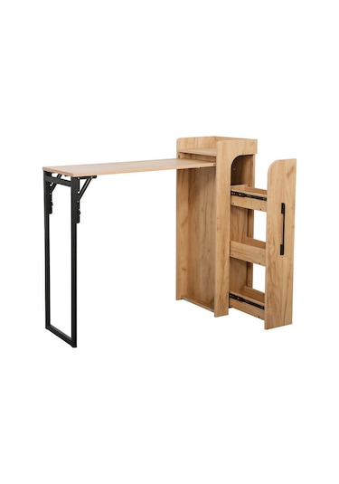 Slide Katlanır Çok Amaçlı Masa - Ceviz/siyah 122x44.5x108 Cm Ceviz Slide Katlanır Çok Amaçlı Masa - Ceviz/siyah 122x44.5x108 Cm Ceviz