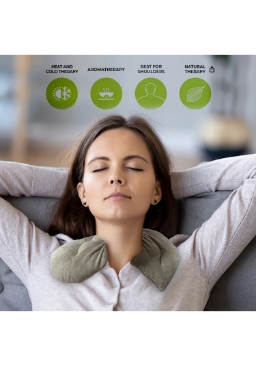 Willowhaven Mikrodalgada Isınabilen Kahverengi Kil Dolgulu Sıcak Kompres Yastığı Kahverengi