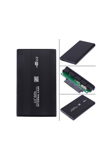2.5 USB Sata HDD Harddisk Kutu Aliminyum Gövde - Harici HDD Kutu