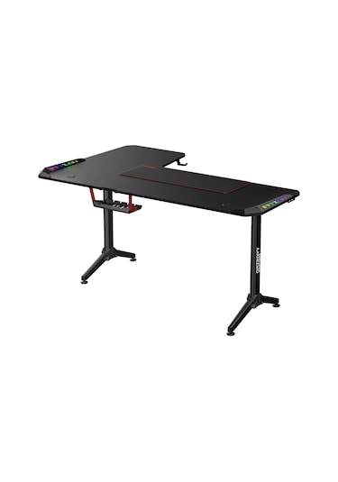 Twısted Minds Warrıor Tm-y-rb-rgb L Design Oyuncu Masası - Siyah