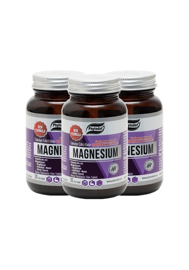 Phytodef Magnezyum Vitamin B6 + D3 3 x 30 Tablet