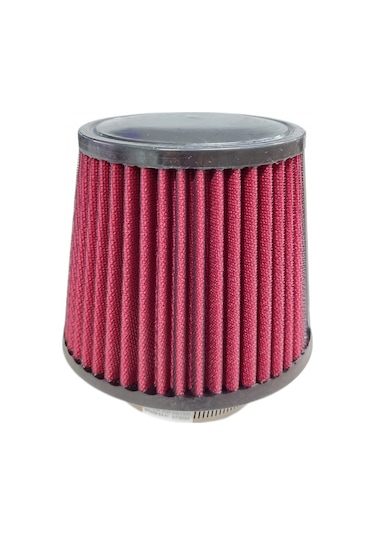 Carub Hava Filtresi Tuning Kırmızı 16cmx15cm Giriş: 76mm Br4686341