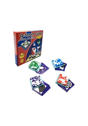 Q-smart Cubes (q-bitz) Zeka Beceri Akıl Oyunu Görsel Akıl Küpleri
