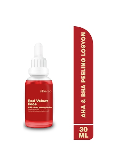 She Vec Red Velvet Face Anti Aging Etkili Peeling Losyon 30 ML