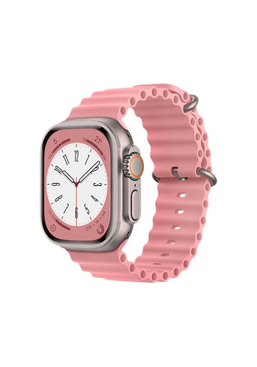 Fitcase Apple Uyumlu  Watch 38/40/41 Mm Ocean Silikon Kordon