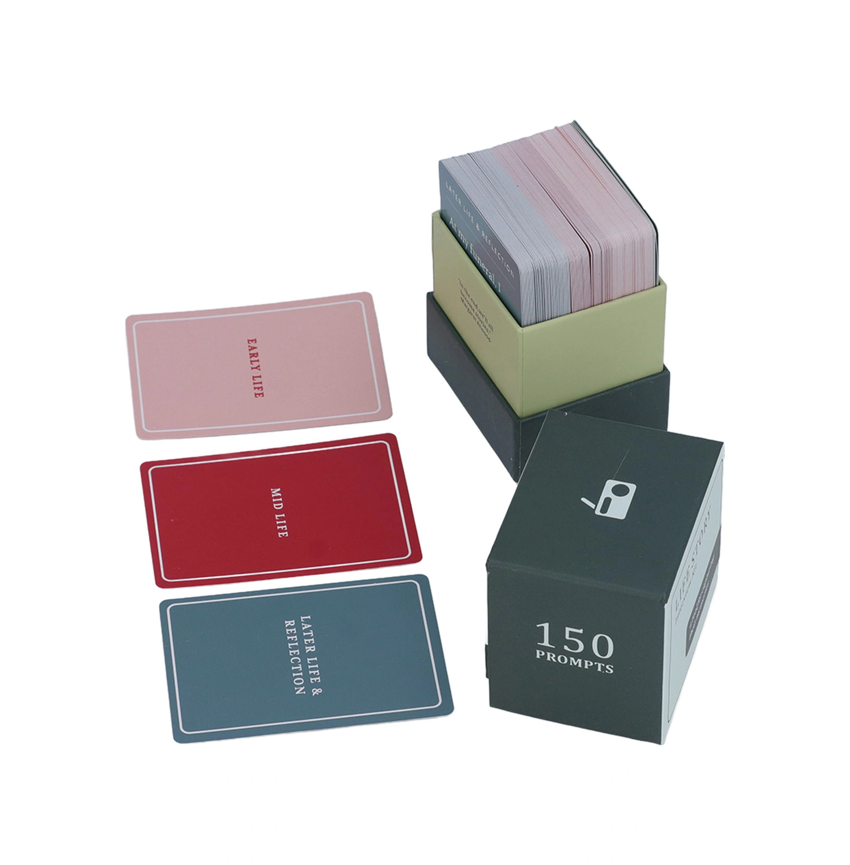 Wezone Aile Konuşma Kartları - 150 Profesyonel Soru İle Yaşam Hikayelerini Keşfedin, Duyusal Bağlantı Kurun, Anıları Saklayın