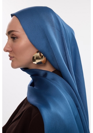 Mirsoy Scarf İdol Janjan Şal İndigo