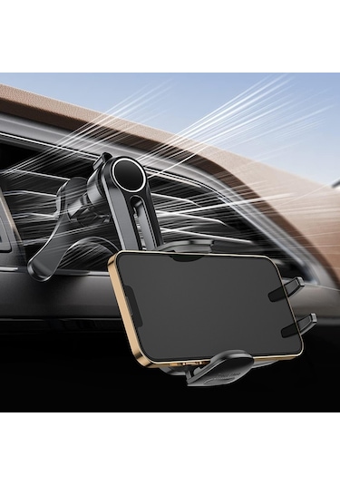 Cbtx Global A034 9. Nesil Plastik Araba Y-şekilli Taban Hava Çıkışı Klip Braketi Cep Telefonu Tutucu - Yeşil