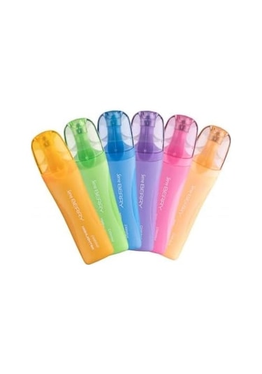 Serve Berry Fosforlu Kalem 12 Renkli Set Sv-Brfk12Ktfrps Çok Renkli