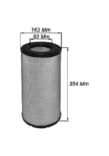 New Holland Traktör Hava Filtresi Diş 47135972 1930589 Cnh