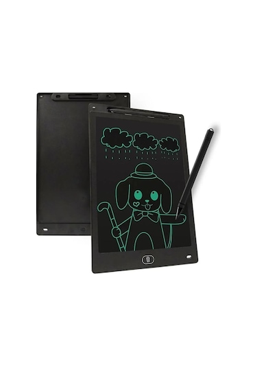 12'' Blic Siyah Büyük Boy Dijital Çocuk Yazı Tahtası Grafik Çizim Tableti