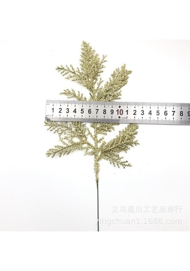 Ranyeek Şampanya Altın 27x13cm Zirve Yapraklı Noel Ağacı/güller/kutular/çerçeveler Dekorasyon: Kullanıması Kolay, Dayanıklı, Ev İçin Konfor Katıyor