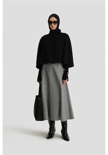 Armine Pelerin 24kh7701 Siyah