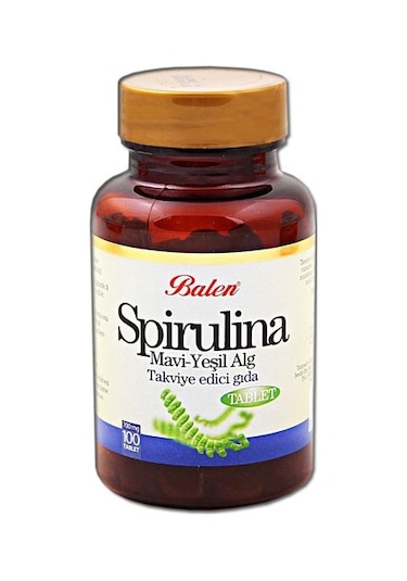 Balen Spirulina   Tablet 100 Adet 700 Mg Yosun Hapı