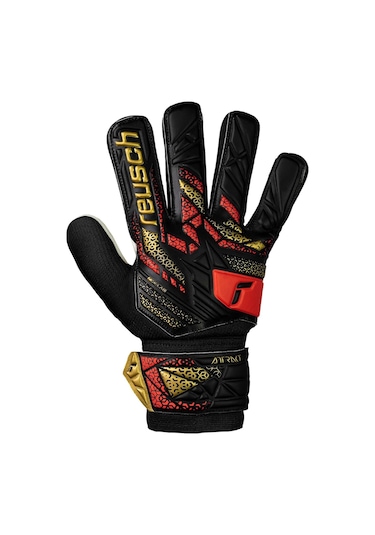 Reusch Attrakt Starter Solid Çocuk Kaleci Eldiveni 5572514-7075 Siyah - Kırmızı
