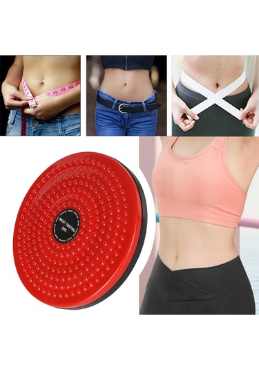 Dolıty Bel Büküm Kurulu Plaka Fitness Egzersiz Masaj Kırmızı Kırmızı