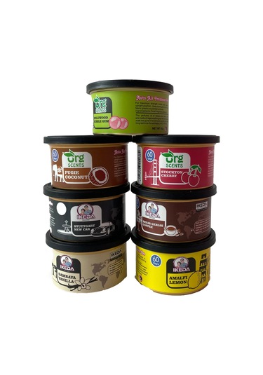 Araba Hava Tazeleyicileri: Limon Kokusu Organik Kutular Koku Giderici Uçucu 1 Coffee Flavor 1 Piece Set