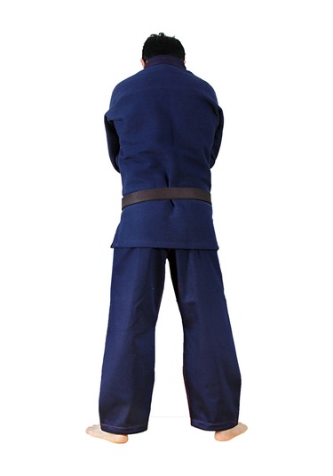 Dosmai Astarlı Profesyonel Jijutsu Elbisesi Kuşaksız Laciv Sb102 Mavi