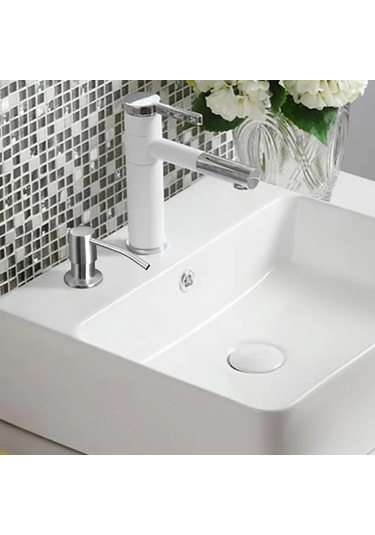 300 Ml Abs Kafa Lavabo Sabunluk Sıvı Sabun Şişesi Elle Basarak Sabun Losyon Dispenseri Mutfak Aksesuarları 300 Ml