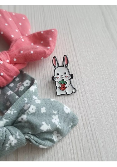 Proshik Broş Tavşan Rozeti 242628800 Siyah