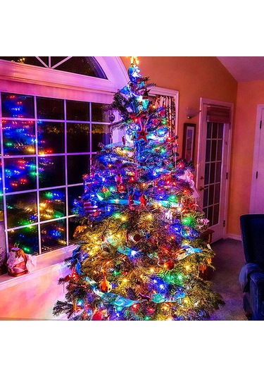 Sıcak Beyaz 100led Peri Dize Işıklar Noel Peri Dize Işıklar Noel Ağacı Şebeke Fişi Açık Bahçe Partisi Festivali Dekor Sıcak Beyaz