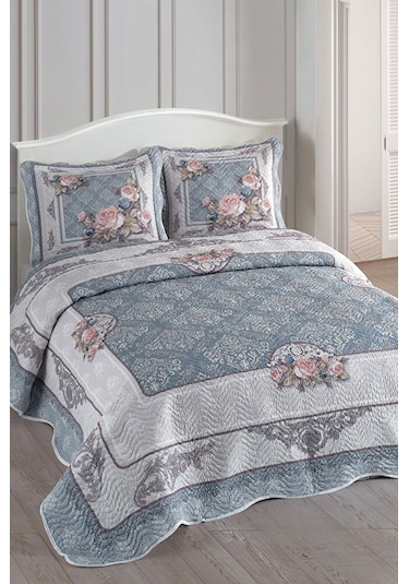 Marie Çift Kişilik Kapitone Yatak Örtüsü