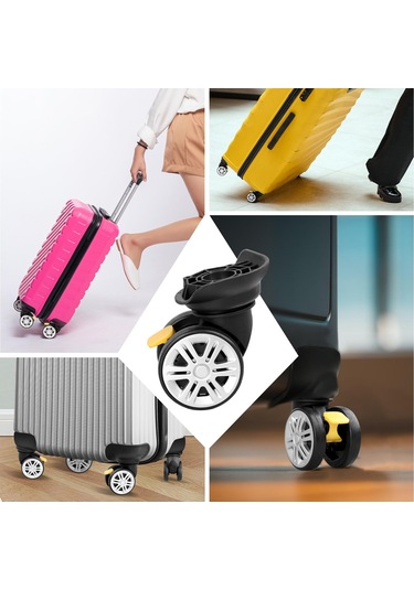 Suntek Bavulu Tekerlekleri Yedek Aralığı 1,3 A18 Döner 4 Adet Frenli