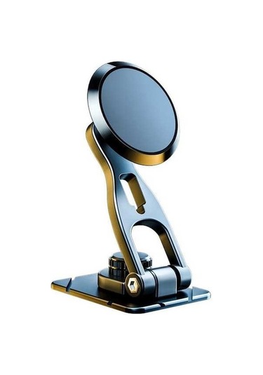 Moly Manyetik D29 Araç Telefonu Tutucu, Yüzen Ekran, Katlanır, Siyah, Metal, Stabil, 360 Derecelik Konumlandırma Siyah