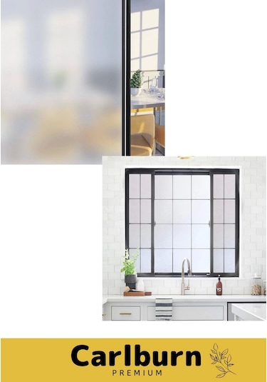 Özel Üretim İç Göstermeyen Yapışkan İz Bırakmaz Uv Engelleyici Buzlu Cam Filmi 5 Metre X 60 Cm