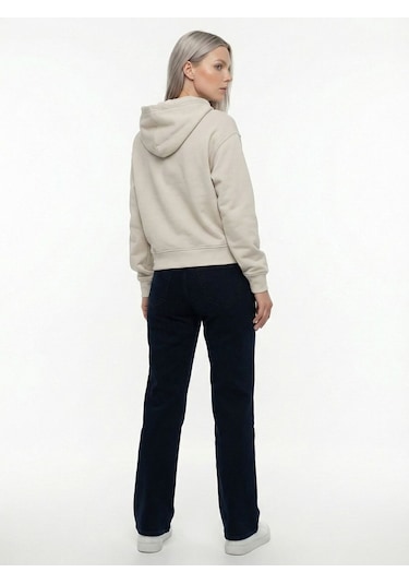 Regular Fit Kadın Sweatshirt Bej