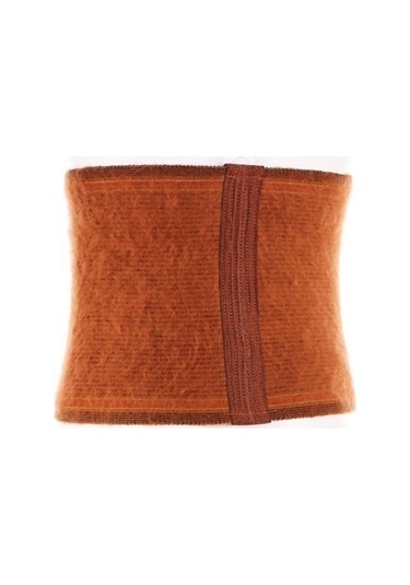 Deve Yünü Geçme Bel Korsesi Kahverengi