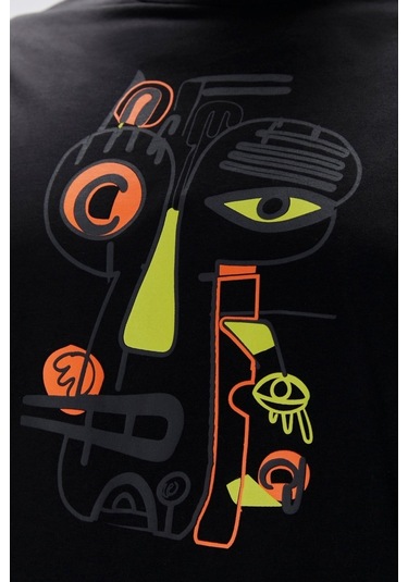 Bad Bear Nıght Man Collıs T-shırt Os 25.01.07.020-c01 SIYAH