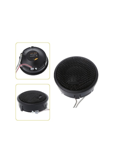 1 Çift Araç Stereo Ses Hoparlörleri Tweeter 120w Maksimum Güç Yüksek Sesli Kubbe Hoparlörler 92db