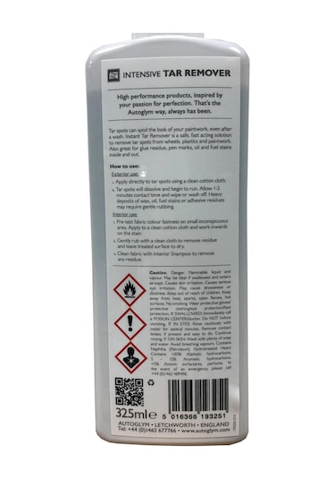 Autoglym Tar Remover Oto Araç Zift ve Katran Temizleyici 325 ML