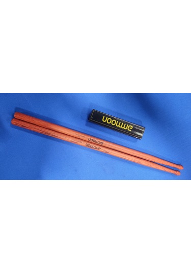 Ammoon 1 Çift 7a Ahşap Davul Çubukları Davul Çubukları Maun Ahşap Davul Seti Aksesuarları