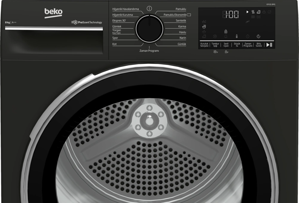 Beko KM 81 BMG 8 KG Isı Pompalı Kurutma Makinesi