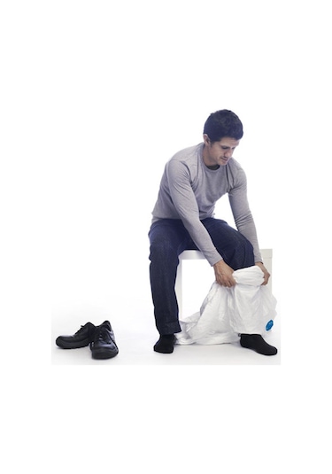 Tyvek 500 Xpert Başlıklı Kimyasal Koruyucu Tek Kullanımlıktulum L