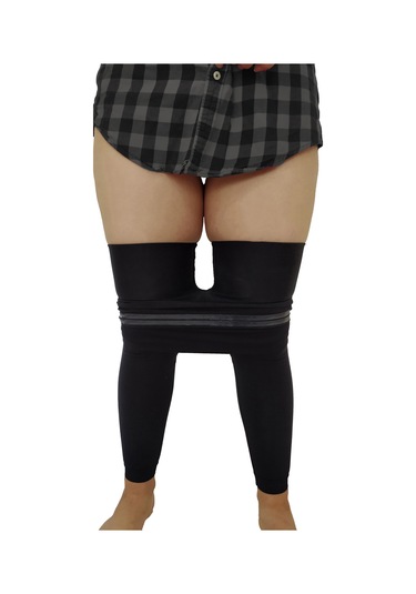 Siyah Kadın Korse 2 Beden İnceltici Yüksek Bel Korse Tayt Siyah