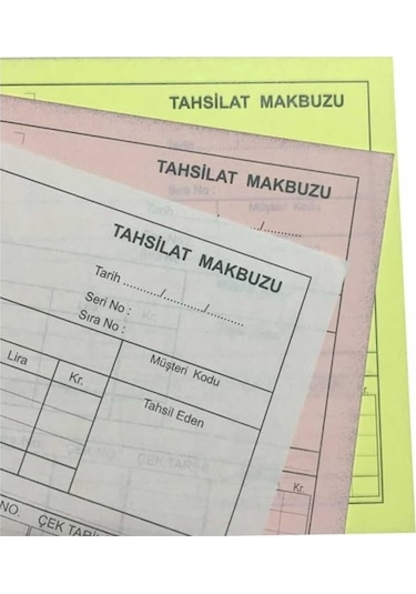 Dilman Tahsilat Makbuzu Otokopili 3 Nüsha 6 Lı Paket