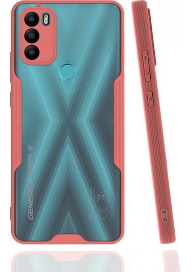 General Mobile Gm 21 Plus Kılıf Platin Renkli Şık Silikon Kılıf