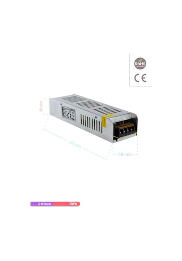 ACK LED Trafosu 12.5 Amper 150W