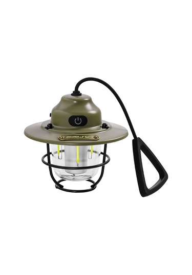 Yuntech01 Led Kamp Işığı, Usb Şarjlı, 7 Işık Modu, Su Geçirmez, Retro Tasarım, Dahili Li-poly Batarya Yeşil Çok Renkli