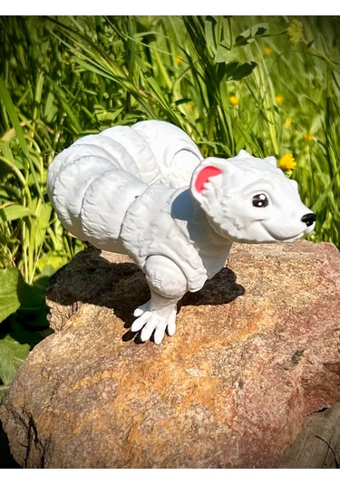 Gelincik Oyuncak 3d Hareketli Organik Vip Model - Büyük Boy