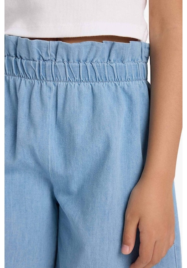 Defacto Kız Çocuk Jean Şort E6690a825smnm39 Mavi