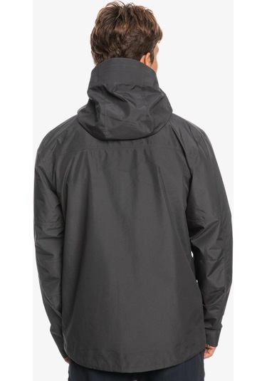 Quiksilver Over Cast Gore Tex Jk Erkek Mont-27815-Koyu Gri