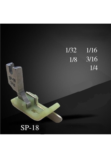 2 Adet Düz Araba Plastik Bıçaklı Baskı Ayağı Sp-18 1/43/161/81/161/32rteflon Sağ Yan Durdurma Ayak Baskı 1/4 1/8 2pc Miexd